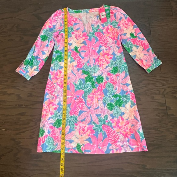 Lilly Pulitzer Cath 3/4 Sleeve Dress Tigers Lair Size Small NWT - Picture 4 of 8